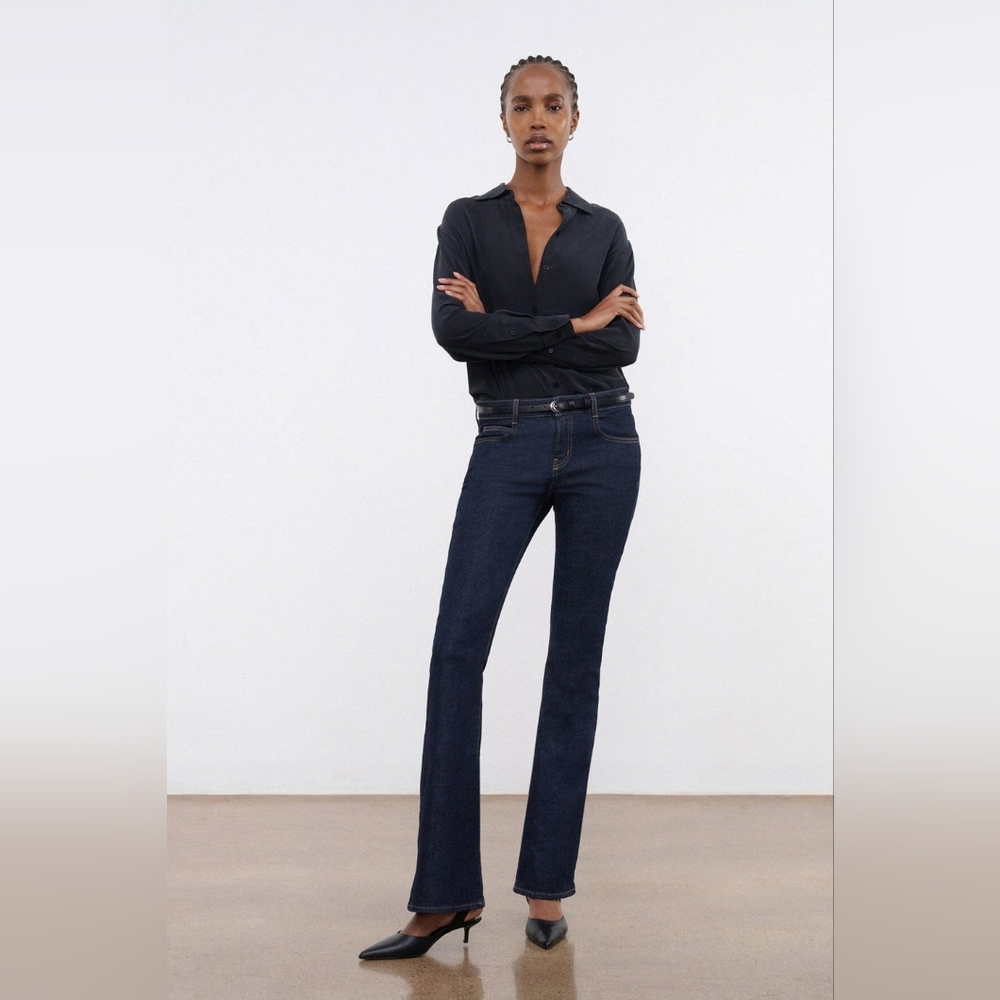 STAUD - KYLE Stretch Flare Jean in Indigo, 29Wx34L